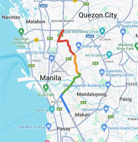 metro manila skyway map